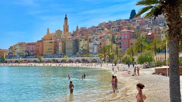Menton # Monaco - F1 Gp - 4 Persons - Sea View - New - Parking - Clim - Premium - Beach And Sun Екстериор снимка