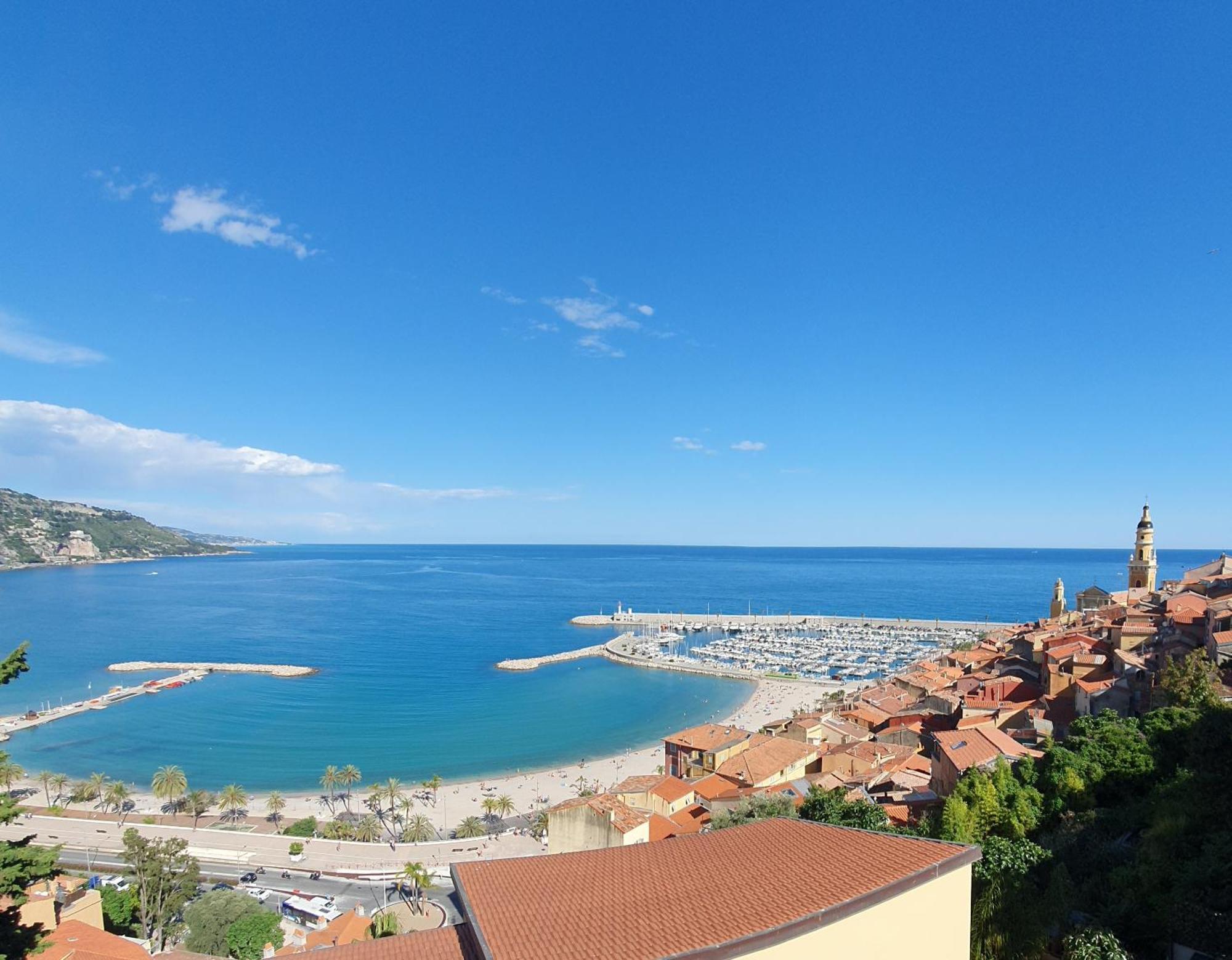 Menton # Monaco - F1 Gp - 4 Persons - Sea View - New - Parking - Clim - Premium - Beach And Sun Екстериор снимка