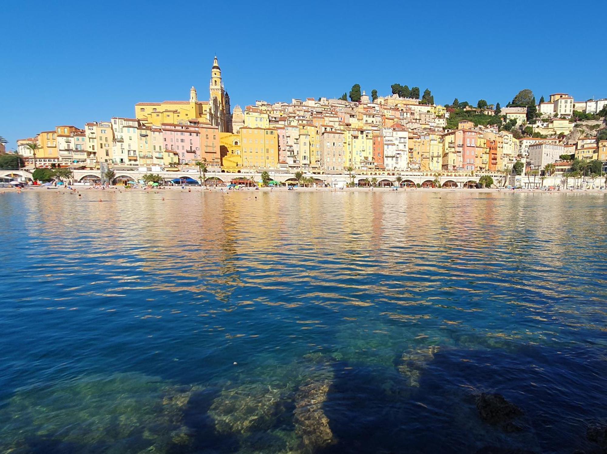 Menton # Monaco - F1 Gp - 4 Persons - Sea View - New - Parking - Clim - Premium - Beach And Sun Екстериор снимка
